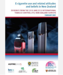 Report - E-cigarette use and related attitudes and beliefs - Evidence from the 2016 and 2018 ITC New Zealand Surveys