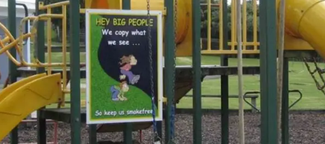 Image - Smokefree signage at children’s playgrounds - Field observations and comparison with Google Street View