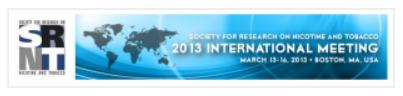 The 2013 International Meeting of the Society for Research on Nicotine and Tobacco (SRNT) Logo